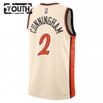 Maillot NBA Detroit Pistons Cade Cunningham Nike 2024-25 City Edition Blanc Swingman - Enfant